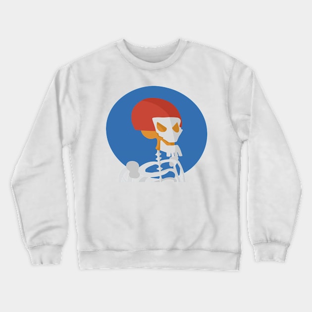 CRAZY SKELETON Crewneck Sweatshirt by Xisele